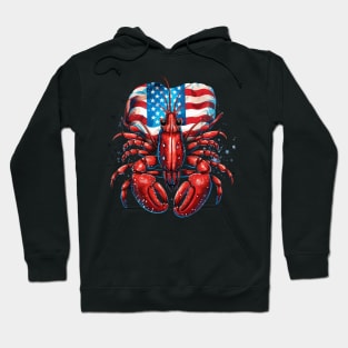 Patriotic Lobster Hoodie